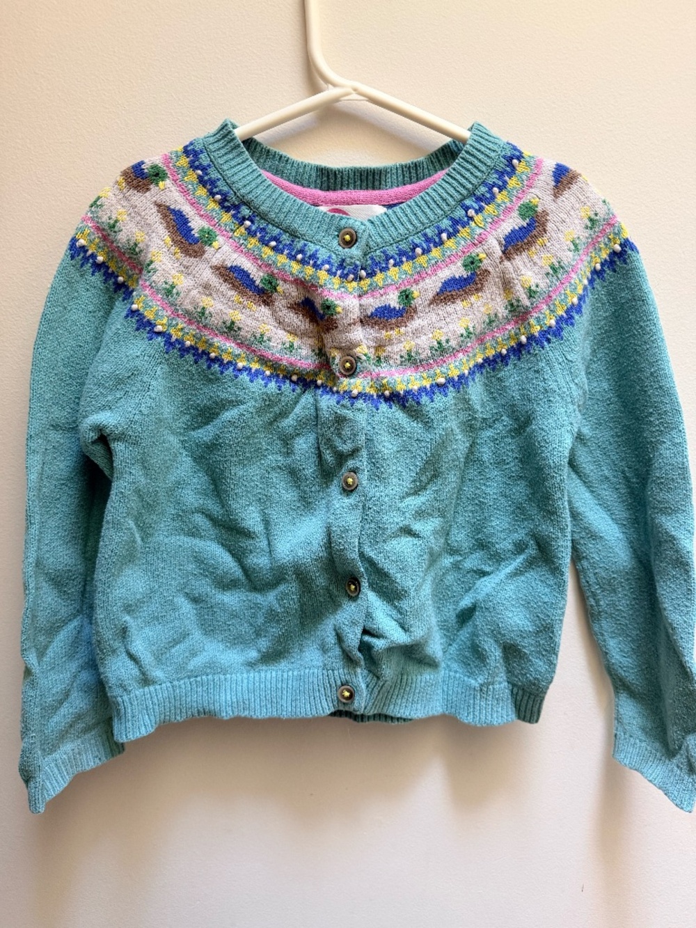 Mini Boden Cardigan with ducks